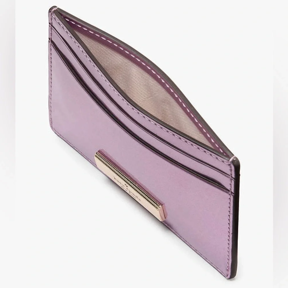 kate spade NWT/NIB! Kenzie Boxed Small Cardholder in Quartz Pink